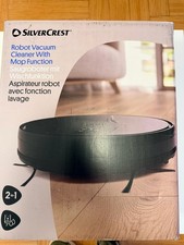 Silvercrest SSWR C3 Robot Aspira Lava Sensori Anticaduta lavapavimenti NERO