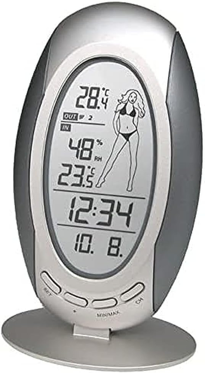 Technoline WS 9723 Stazione Meteo - Previsioni Weathergirl Argento
