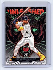 2025 Donruss #10 Jackson Chourio Unleashed Holo #/199