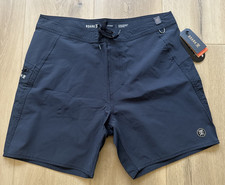 Roark The Boatman Navy Blue Cordura Men's Activewear Shorts Size 36. NEW NWT