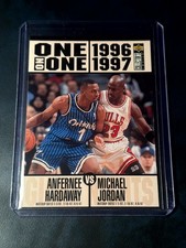 1996-97 Upper Deck Collector's Choice 356 One on One Hardaway vs. Jordan