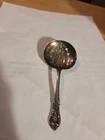 Sterling silver  gorham pat. 1936 slotted spoon. Pattern unknown.