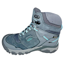 Keen Ridge Flex Mid Boots Women s Size 8.5 WP Hiking Grey Boot 1026085