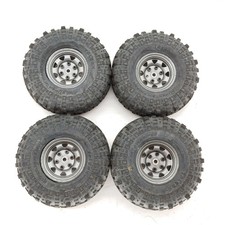 4x Proline Super Swamper Tsl Sx 110 1.55 Tires On 12mm Hex Metal Wheels Used
