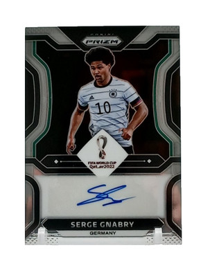 Serge Gnabry Signed 2022 Panini Prizm Autograph FC Bayern DFB Germany