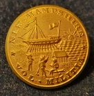 CIVIL WAR PERIOD NEW HAMPSHIRE STATE SEAL BUTTON ALBERT# NH-6-A-TYPE