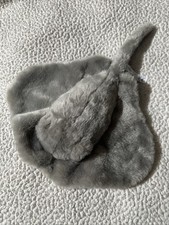 The Petting Zoo Stingray Plush Manta Ray Gray Underside Face Gray Eyes
