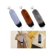 Schwanz Schlüsselanhänger für Damen und Mädchen, süßes Hängespielzeug, Schlüsselanhänger aus