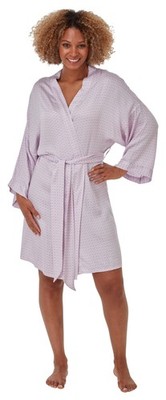 I-Smalls Damen Pyjama gewebtes Camisole Fliesenmuster Morgenmantel
