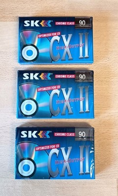 SK Chrome Class Audiokassetten 90 Minuten 3 Stück NEU OVP
