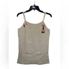 -NWT-Shapermint Essentials All Day Every Day Scoop Neck Cami in Beige Size 3XL