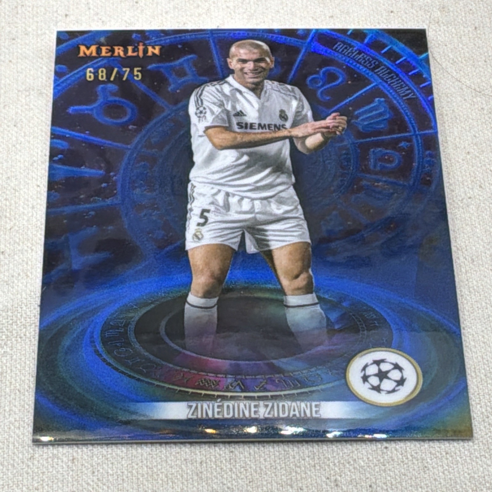 2023-24 Topps Merlin Uefa Club Competitions - Ageless Alchemy Zinedine Zidane... view 6