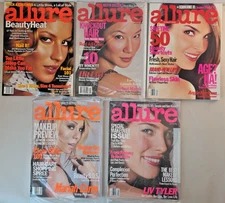 5 Allure Magazines ~ FEB, NOV 2000, April, SEPT 2001 & JAN 2002 ~ 3 SEALED