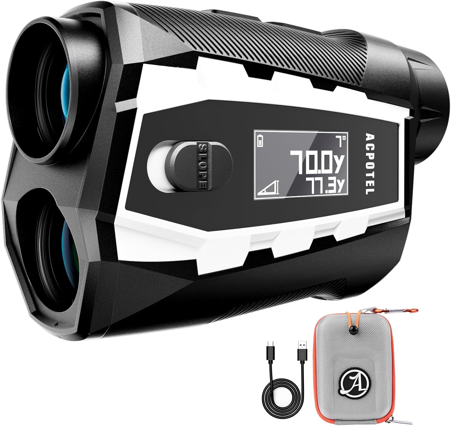 Rangefinder With Slope 800 Yards Laser Range Finder External Side Display