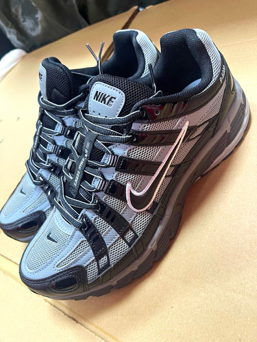 nike p-6000 mens trainers black black cool grey size 8