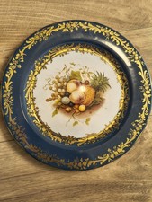 Vintage V&A Derby Decorative Tin Plate