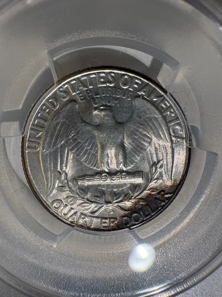 1947 D 25C Washington Quarter PCGS MS66 w/Some Peripheral Toning - Image 4 of 4