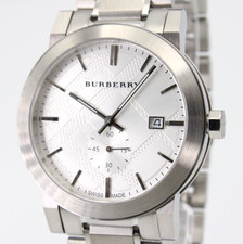 BURBERRY 42mm Silver Dial Men's Watch The City BU9900