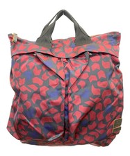Borsa PORTER MARNI 2 vie stampa geometrica rossa e nera autentica dal Giappone