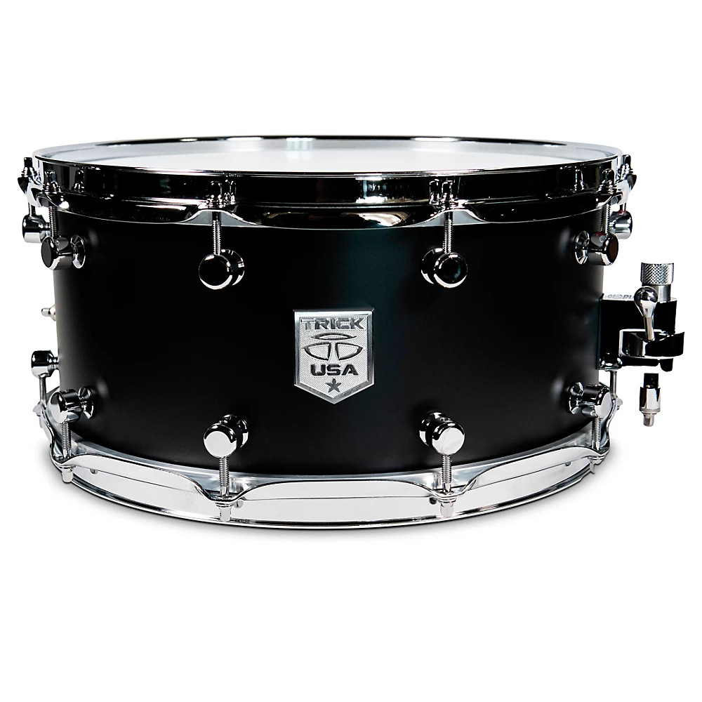 Trick Drums Titanium Snare Drum - 14 x 6.5 in. Flat Black