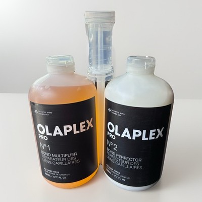 Olaplex No.1 and No.2 Duo Set 17.75oz / 525ml NEWEST PACKAGE! Free Shipping