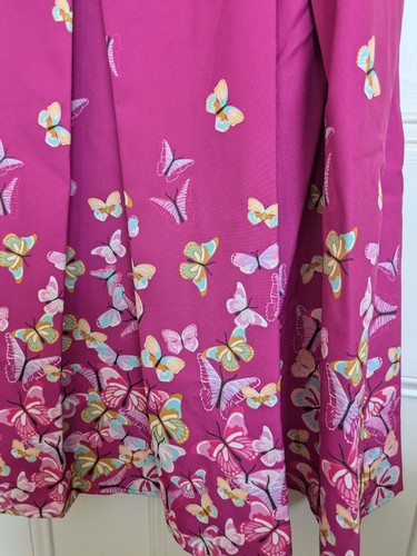 Lovely Lindy Bop Dress In Cerise Pink With Butterflies New With Tags Size 4xl - Picture 2 of 5