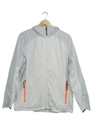 Rukka Damen Outdoorjacke Funktionsjacke Grau Gr. 40 L Kapuze