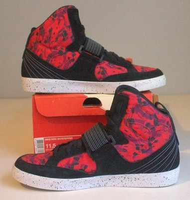 Nike NSW Sky Stepper -Black- Hyper Red- Dark Grey 2013 599277 001 NOS SZ 11.5