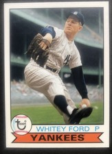 Whitey Ford 2016 Topps Archives Card #189 New York Yankees HOF P MLB 1979 Design