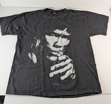 Vintage 1996 Bruce Lee Big Face Shirt XL Changes Tag Made In USA Martial Arts