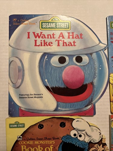 Lot Of 6 Sesame Street Softcover Books 1979 - 1987 - Picture 3 of 14