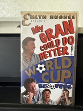 VHS Video Tape EMLYN HUGHES MY GRAN COULD DO BETTER WOLRD CUP BLOOPERS SOCCER FB