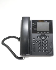Polycom VVX 350 RingCentral 6-Line Business VoIP Desktop Phone