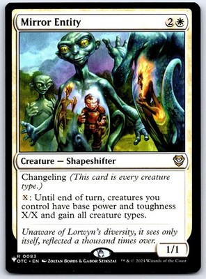 Mirror Entity (OTC) 83 R The List Reprints Magic: The Gathering NM/M