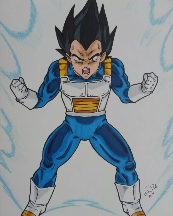 THE NEW SUPER SAIYAN GIRL - DRAGON BALL CUSTOM DRAWING