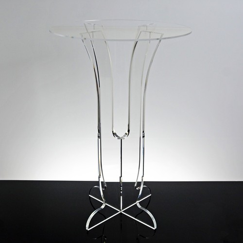 SLATO TAVOLINO DA SALOTTO ISIDE Design Moderno in plexiglass trasparente - Foto 3 di 6
