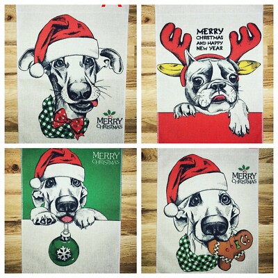 Dog Flag, Boston Terrier, Great Dane, Christmas Flag, Garden Flag