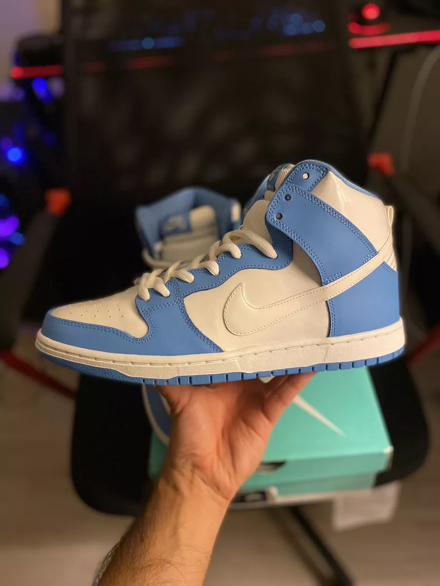 Nike SB Dunk High Premium Rivalry size 11.5 University Blue UNC