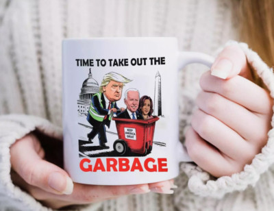 Take America Back Time To Take Out The Garbage Trump 2025  Trump 11oz Mug