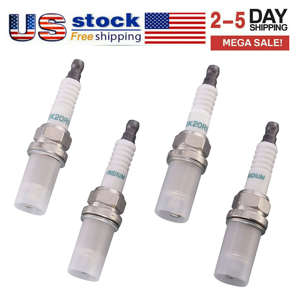 4PCS Iridium Spark Plugs OEM 90919-01210 SK20R11 3297 for Toyota US