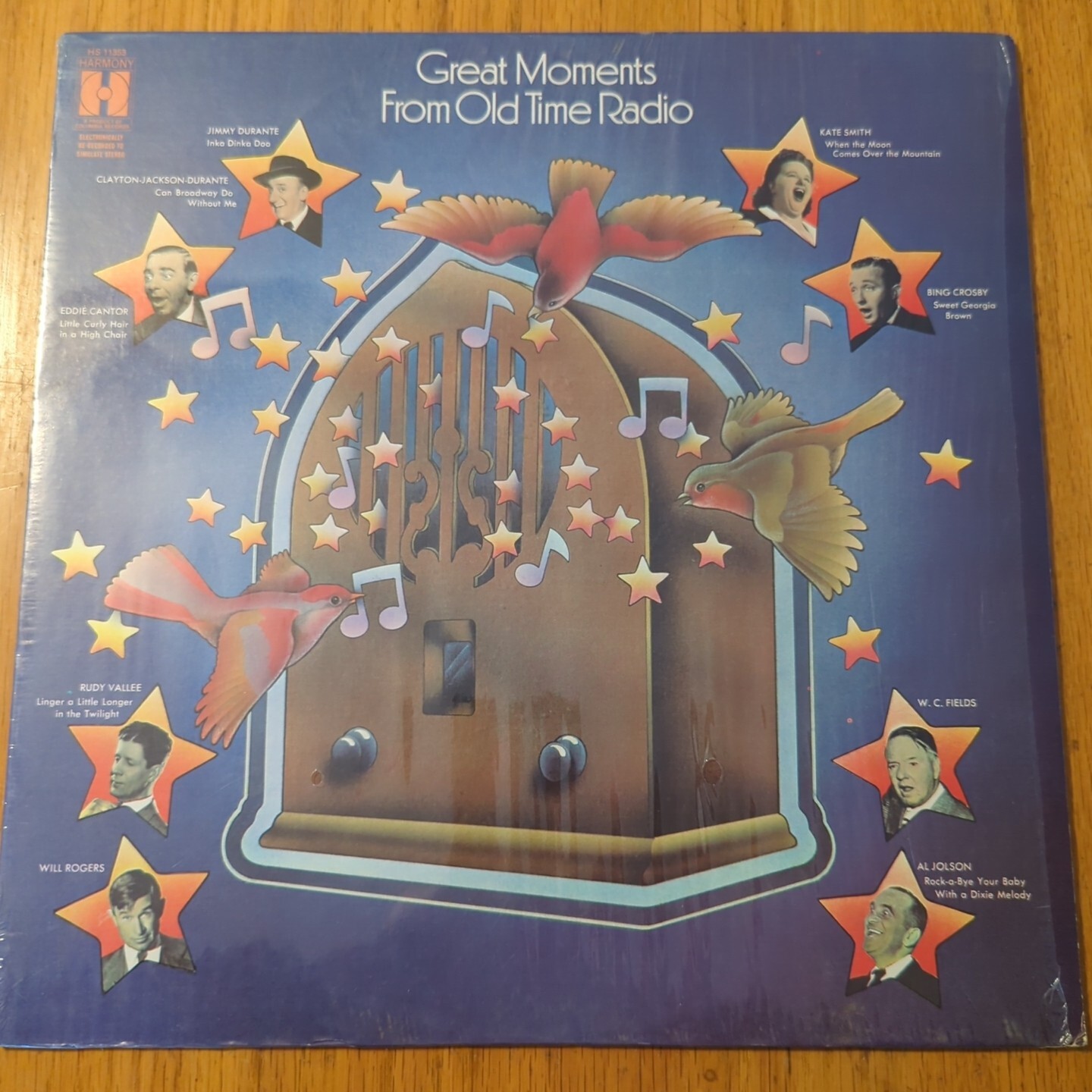 Great Moments from Old Time Radio 33RPM Vinyl LP (Harmony HS 11353)