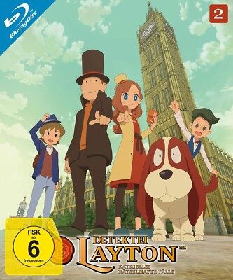 Detektei Layton - Katrielles rätselhafte Fälle: Volume 2 [Blu-ray] NEU