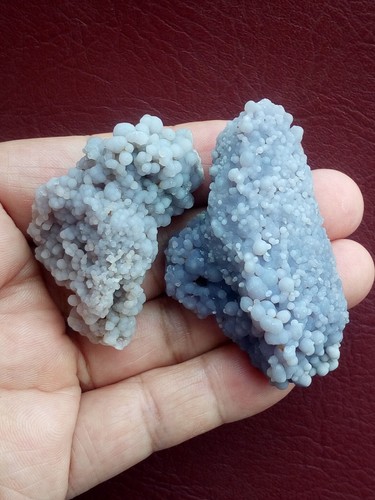 2 Stück Natur Traubenachat Mineralien Proben Konvolut - Bild 1 von 18