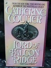 💝Vintage Jove Romance, Lord Of Falcon Ridge, By Catherine Coulter, 1st Ed, 1995