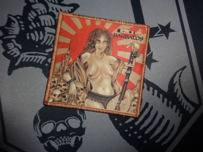 Barbatos Patch Battle Jacket Black Thrash Metal Punk Midnight