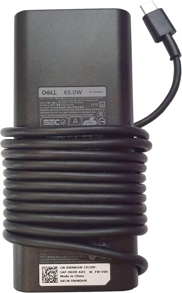 Original Dell 65W USB Type-C Adapter - Image 1 of 3