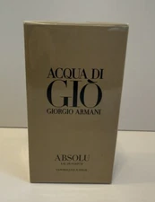 Giorgio Armani Acqua Di Gio Absolu 75 ml Men's Eau de Parfum Spray (SEALED BOX)