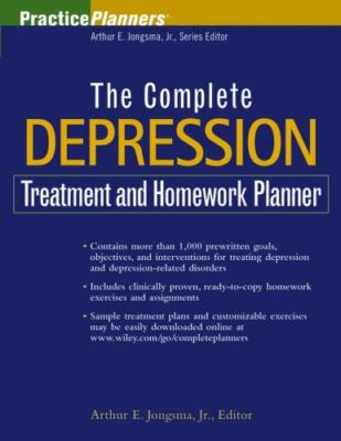 Complete Depression Treatment and Homework Planner, Paperback by Jongsma, Art...