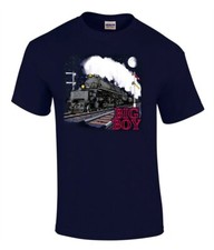 Union Pacific Big Boy Train Authentic Railroad Glows in the Dark T-Shirt 10140 