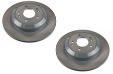 x2 Disco freno posteriore stampa blu per Kia Stinger 2017- dischi solidi 314mm